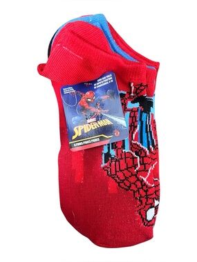 Marvel Spider-Man Red and Blue Kids Ankle Socks